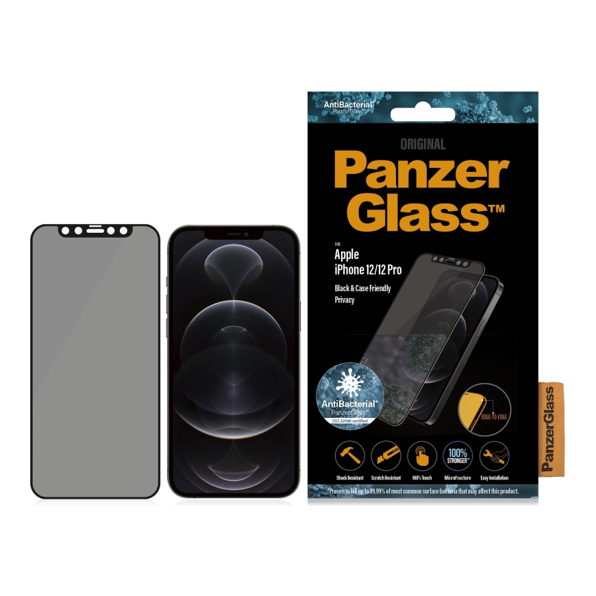 PanzerGlass ® Privacy Screen Protector iPhone 12 | 12 Pro | Edge-to-Edge – 2