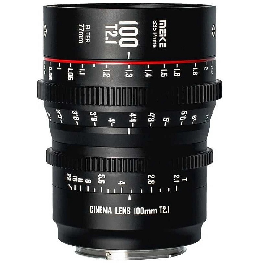 Lens - Meike MK 100mm T2.1 PL Mount, T2.1, 270° focus, 0.9m minimum focus – 3