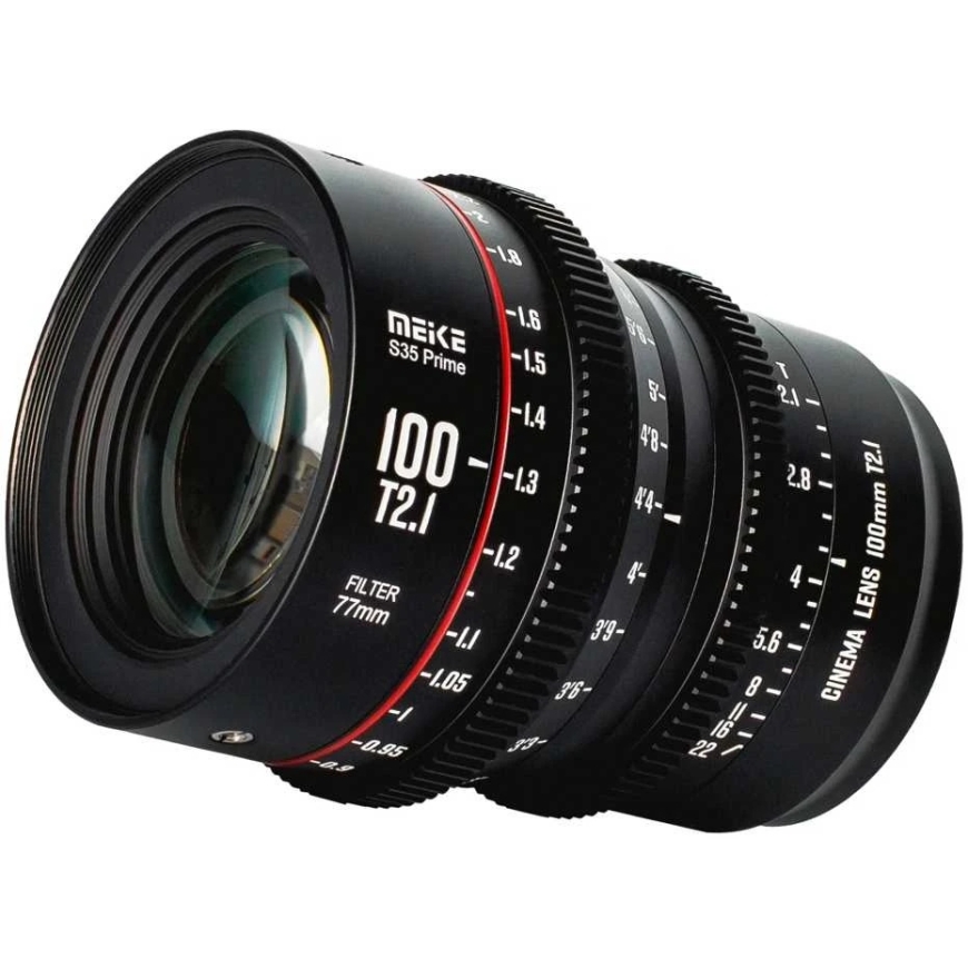 Lens - Meike MK 100mm T2.1 PL Mount, T2.1, 270° focus, 0.9m minimum focus – 5
