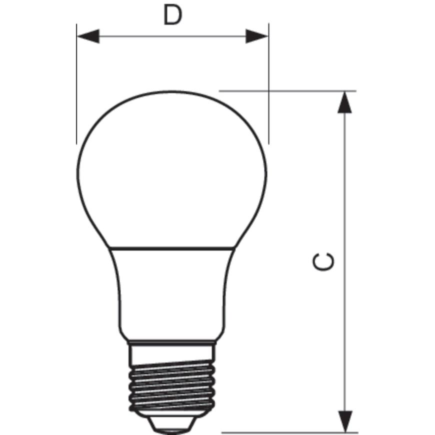 Philips CorePro energy-saving lamp Warm white 2700 K 5.5 W E27 F – 3
