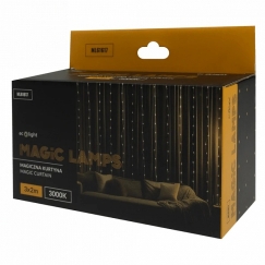 Eco Light Magiška užuolaida 400 LED 3 m × 2 m 3000 K, DC 5 V