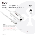 CLUB3D CAC-1519 гендерный адаптер USB-C RJ-45 Белый CLUB3D CAC-1519 гендерный адаптер USB-C RJ-45 Белый