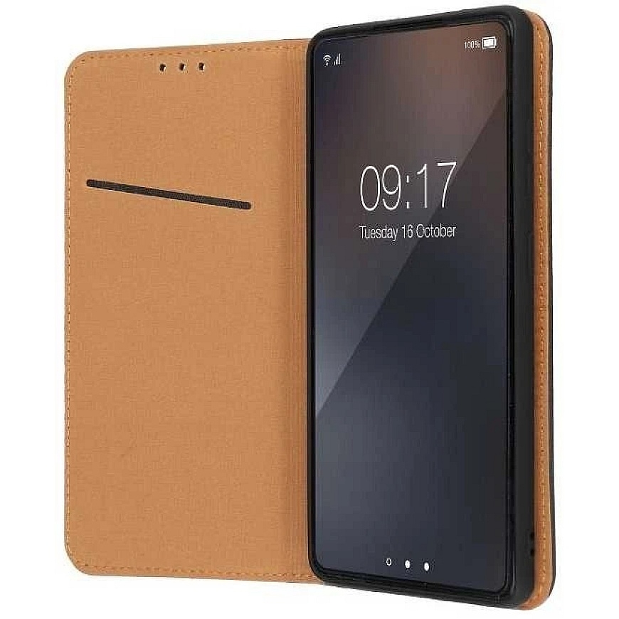 Forcell Oem SMART PRO Book leather case for Xiaomi Redmi Note 10 Pro in black color – 4