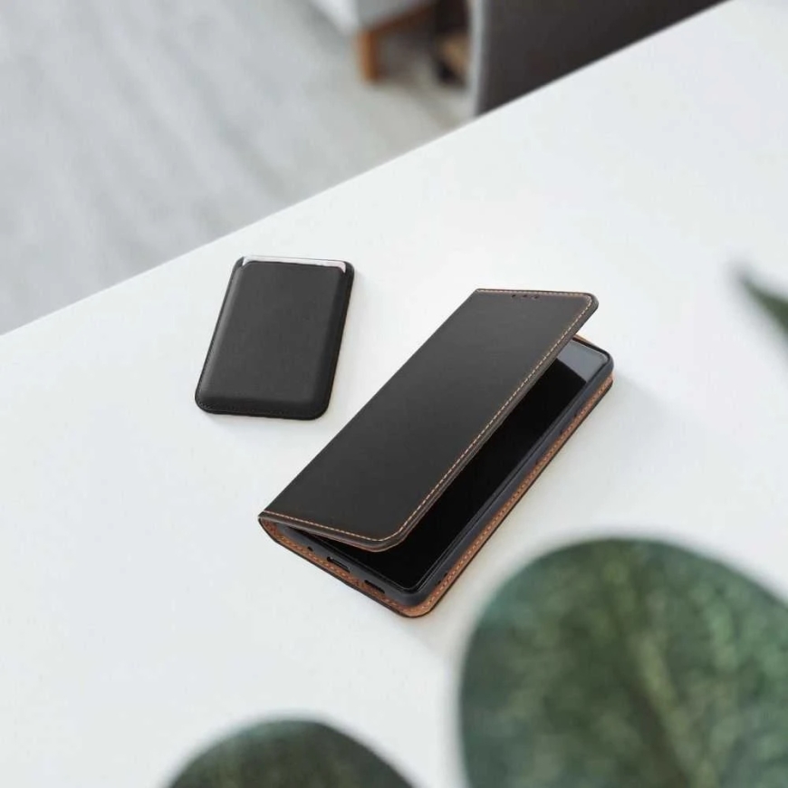 Forcell Oem SMART PRO Book leather case for Xiaomi Redmi Note 10 Pro in black color – 5