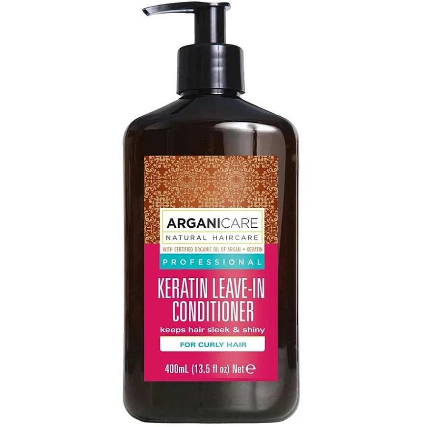 Arganicare Keratin Hair Leave-In Conditioner Spīdīgs