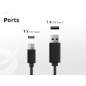 Conceptronic 2-Port 33W GaN USB PD Charger with 3-in-1 Charging Cable, USB-C x 1, USB-A x 1, QC 3.0, PPS Conceptronic 2-Port 33W GaN USB PD Charger with 3-in-1 Charging Cable, USB-C x 1, USB-A x 1, QC 3.0, PPS