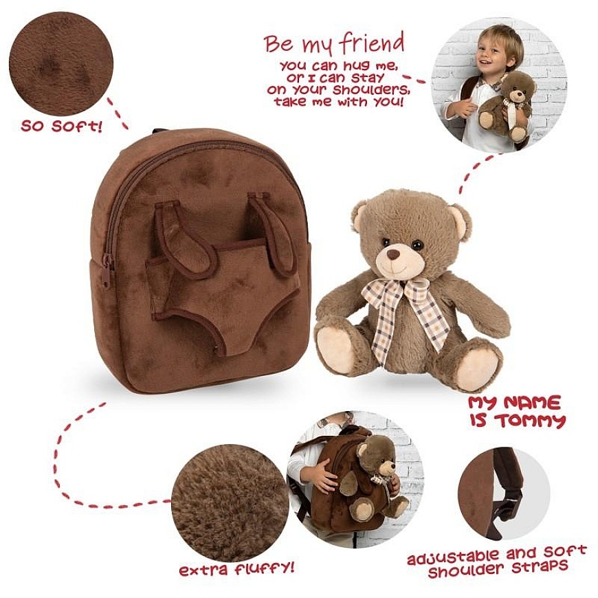 Perletti Toys Mugursoma "Tommy Bear&quot