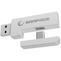 Rampage RETSU Wireless Headphones with Microphone White/Grey 2.4G Bluetooth Rampage RETSU Wireless Headphones with Microphone White/Grey 2.4G Bluetooth