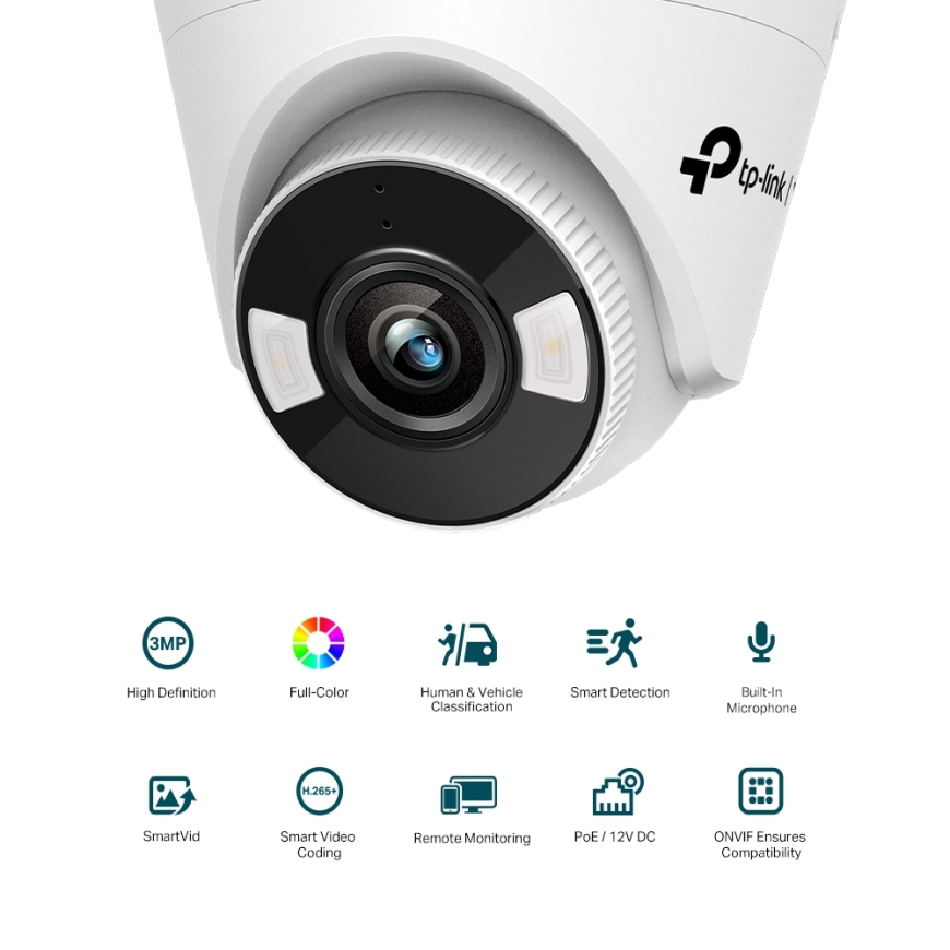 TP-Link VIGI C430 Dome IP security camera Indoor & outdoor 2304 x 1296 pixels Ceiling – 3