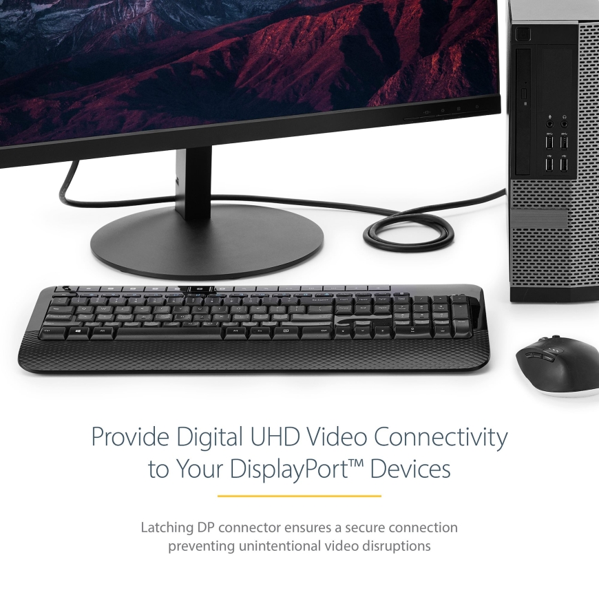 StarTech.com DISPL2M DisplayPort kabelis 2 m Melns – 2