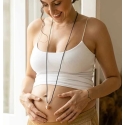 Mummy Bell Black Cord 114 cm