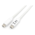 Equip 128361 USB kabelis USB 3.2 Gen 1 (3.1 Gen 1) 1 m USB C Balta Equip 128361 USB kabelis USB 3.2 Gen 1 (3.1 Gen 1) 1 m USB C Balta