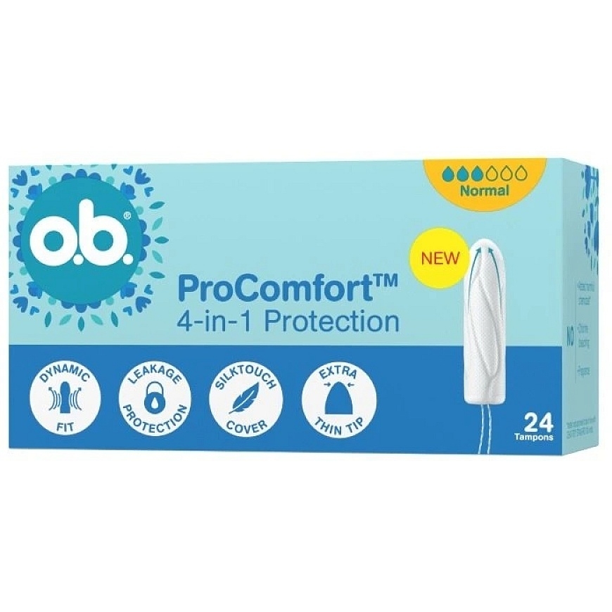 O.B. „ProComfort™ Normal“ tampoonid, 24 tk. – 2