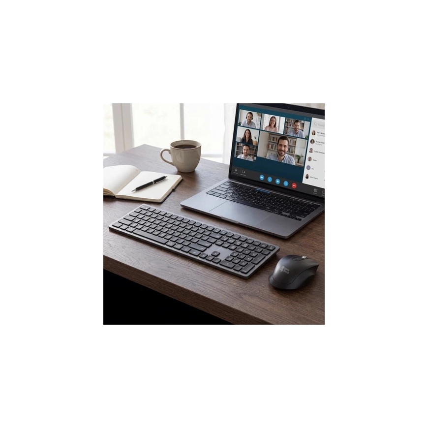 Spacetronik Set Keyboard with Mouse EZZY 02 AI Black