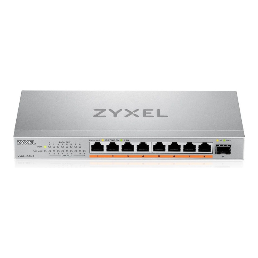 Zyxel XMG-108HP Mittejuhitav 2.5G Ethernet (100/1000/2500) Power over Ethernet tugi – 3