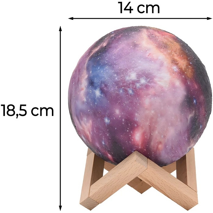Night Lamp, Moon Light, Glowing 3D Moon Light, RGB Remote Control, LED Light, Moon Light – 5