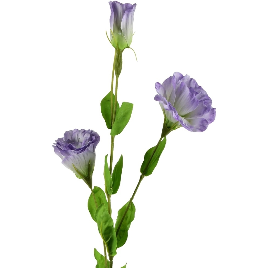 Mondex Since 1986 VIRIDIS Artificial Flower Eustoma 70cm Rubberized – 3