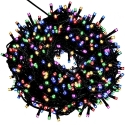 KOOPMAN SOLAR LIGHT CHAIN 240 LED 13 FUNCTIONS USB MULTICOLOR
