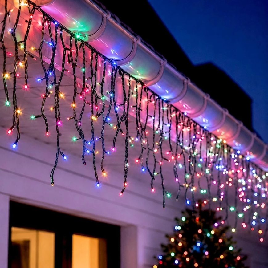 KOOPMAN SOLAR LIGHT CHAIN 240 LED 13 FUNCTIONS USB MULTICOLOR – 5