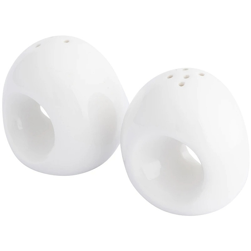 Regular salt and pepper shaker NBC on bamboo base – 3