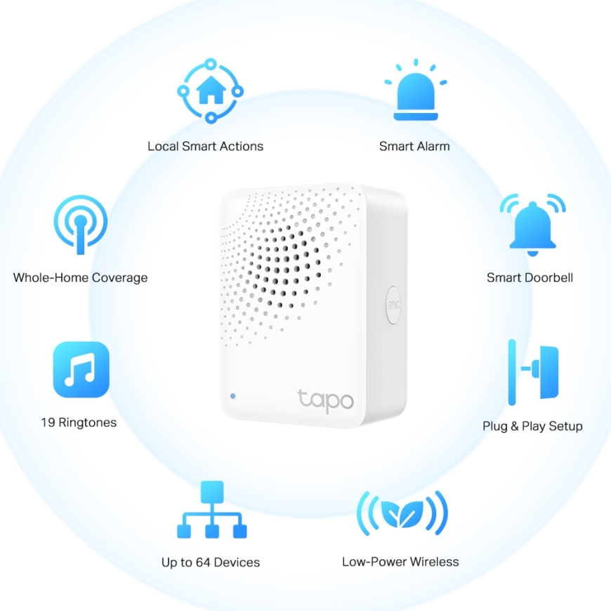 TP-Link Tapo Smart IoT Hub with Chime – 2