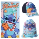 CERDÁ Disney Stitch towel + bag + cap set CERDÁ Disney Stitch towel + bag + cap set