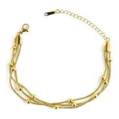 Marc Malone Triguba chain with bracelet "Velmora Gold" MCB260833G