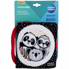 CANPOL 68/088 Sensoriline manipuleerimisraamat BabiesBoo Panda