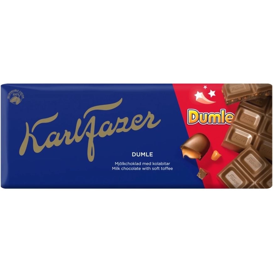 Fazer Pieninis šokolādes tāfelīte ar karameļu