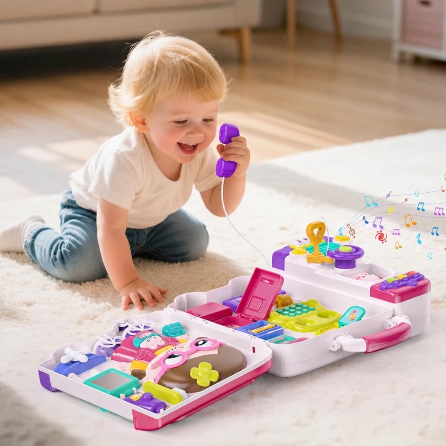 Woopie Baby WOOPIE Interactive Manipulative Board 3in1 – 2