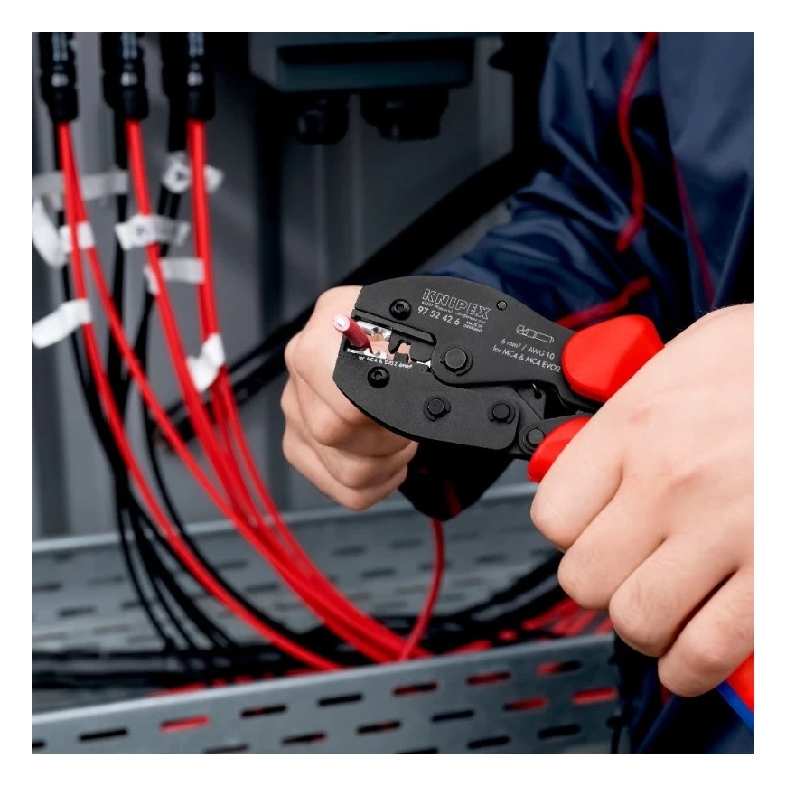 KNIPEX MC4/MC4 Evo2 Crimping Pliers – 4