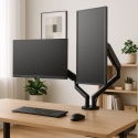 Spacetronik Spring Holder for 2 Monitors 13-36" SPAF120B Spacetronik Spring Holder for 2 Monitors 13-36" SPAF120B