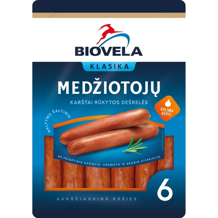 Biovela Karsti kūpināti BIOVELA mednieku desiņas