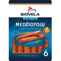 Soojenud suitsutatud BIOVELA jahimeeste vorstid, A.R. 250 g Soojenud suitsutatud BIOVELA jahimeeste vorstid, A.R. 250 g