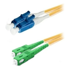 Двусторонний патч-кабель XtendLan SM 9/125, OS2, LC(PC)-SC(APC), LS0H, 2м