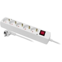 Plastrol Extension Cord with Five-Socket Schuko Plug Connection and Switch Plastrol Extension Cord with Five-Socket Schuko Plug Connection and Switch