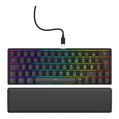 Hama Exodus 760 keyboard Gaming USB QWERTZ German Black