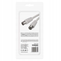 RF Cable for TV Antenna, 5m, Plug - Socket, White EMOS RF Cable for TV Antenna, 5m, Plug - Socket, White EMOS
