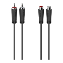 Hama 00205259 garso kabelis 1,5 m 2 x RCA Juoda Hama 00205259 garso kabelis 1,5 m 2 x RCA Juoda