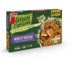 Frozen vegan nuggets FINDUS Nuggets vegetaux, 250g