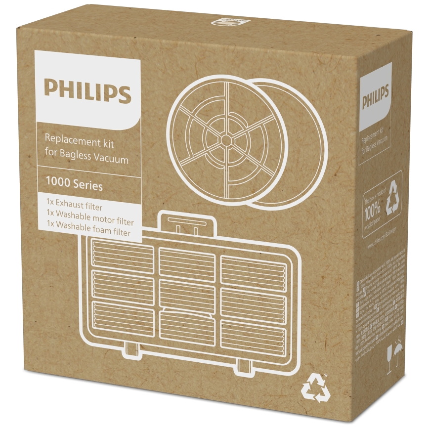 Philips XV1210/01 putekļsūcēju aksesuārs un piederums
