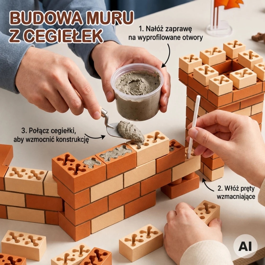 WOOPIE Castle Building Set 273 pcs. – 2