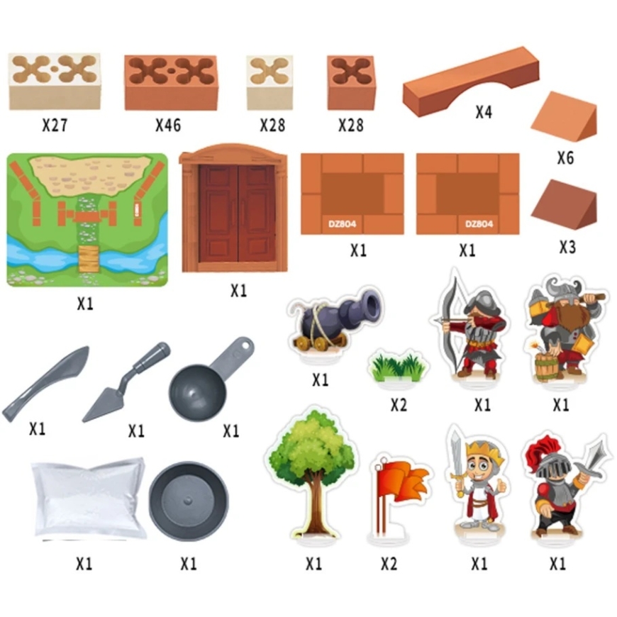 WOOPIE Castle Building Set 273 pcs. – 4