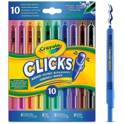 Crayola, Inc. CRAYOLA flomasterid Clicks Retractable, 10 tk, 58-8379