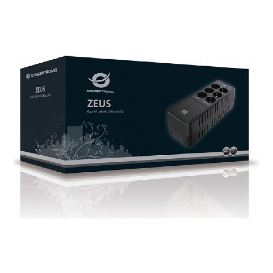 Conceptronic ZEUS 650VA 360W Office UPS – 3