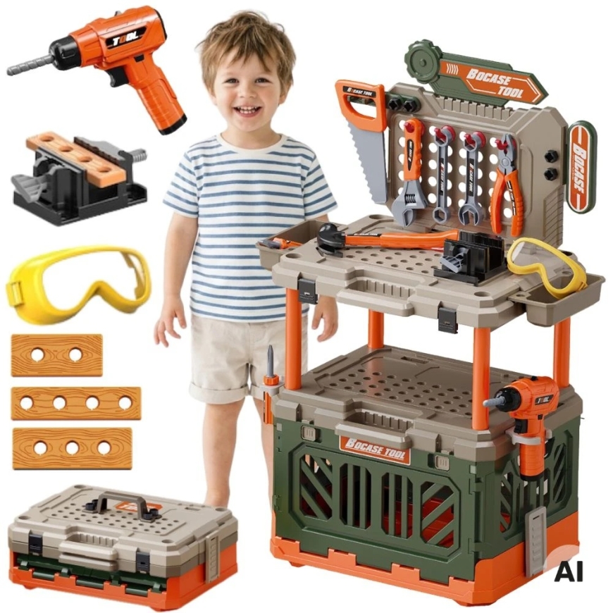 WOOPIE 4 in 1 Darbnīca mazajiem