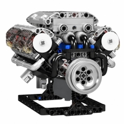 Lean Toys konstruktora komplekts V8 dzinējs 552 daļas.