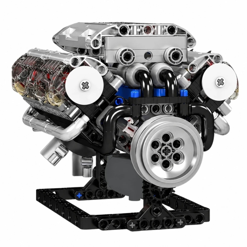 Lean Toys Constructor Set V8 Engine 552 pcs.