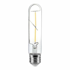 V-tac 2W LED Filament Bulb, E27, T30, Clear, 3000K