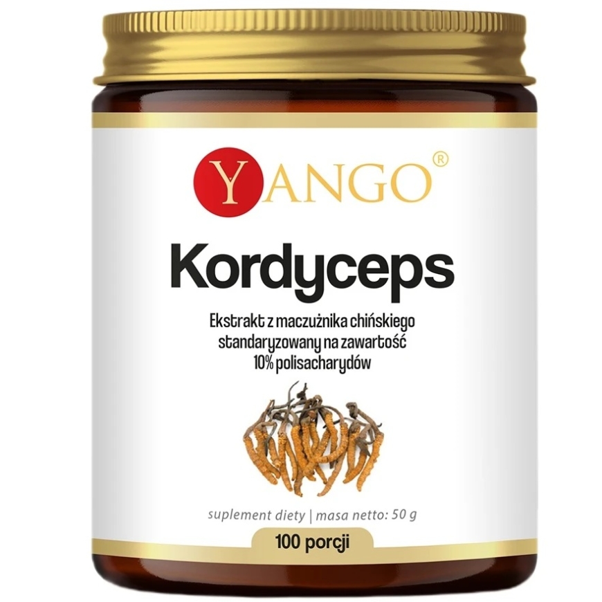 Yango Kordyceps ekstrakts 10% polisaharīdu diētiskais